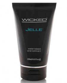 Wicked sensual care collection fragrance free 4 oz anal gel lubricant - jelle - waterbased